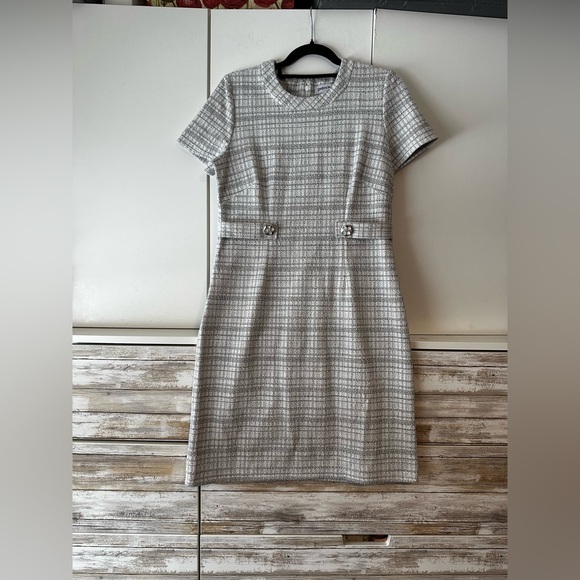 Shelby & Palmer Dresses & Skirts - 🤍✨ Shelby & Palmer Textured Tweed Sheath Dress Size 8 ✨🤍